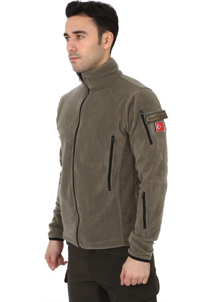 Çok Cepli Açık Haki Tactical Polar - Taktik Askeri Outdoor Polar modelleri