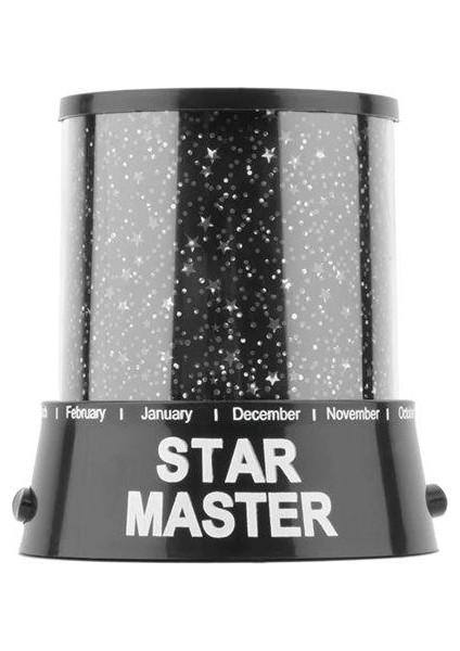 Yıldız Yansımalı Star Master Gece Lambası & Kar Tanesi Kolye Armağan Seti