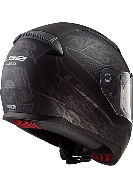 Rapid Crypt Mat Siyah Kask