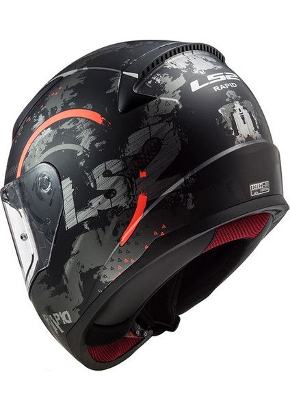 Rapid Circle Mat Titanium-Turuncu Kask modelleri