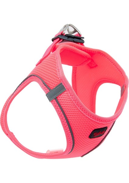 Airmesh Neon-Pembe Göğüs Tasması Large