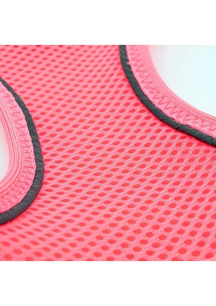 Airmesh Neon-Pembe Göğüs Tasması Large