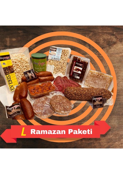 Dayıyeğen Ramazan Paketi Kolisi 12 Farklı Ürün Ziyafet Paketi