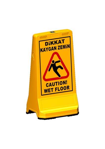 Kaygan Zemin Reklam Dubası Çift Yönlü Reklam Levhası 12421DBRA