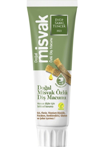 Doğal Misvak Özlü Diş Macunu 75 ml x 4