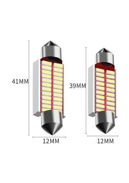 Sofit LED Canbus Tavan Plaka Ampül 31MM 2 Adet