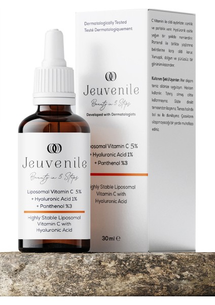 Aydınlatıcı Canlandırıcı Liposomal Vitamin C %5 Cilt Bakım Serumu 30 ml - Vitamin C 5% Face Serum 30 ml