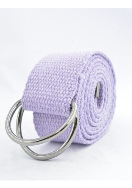 Lila Ayarlanabilir D Tokalı Kolon Kemer 4 cm