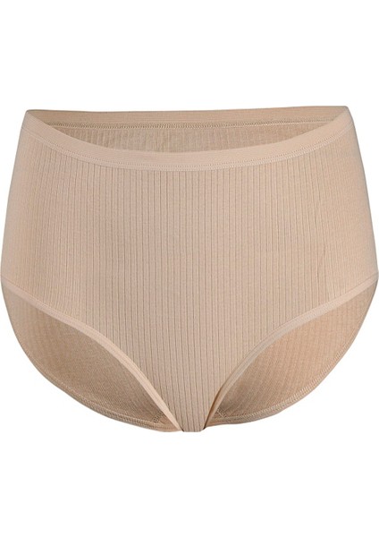 Kadın 12'li Paket Çizgili Yüksek Bel Bato Külot fiyatları