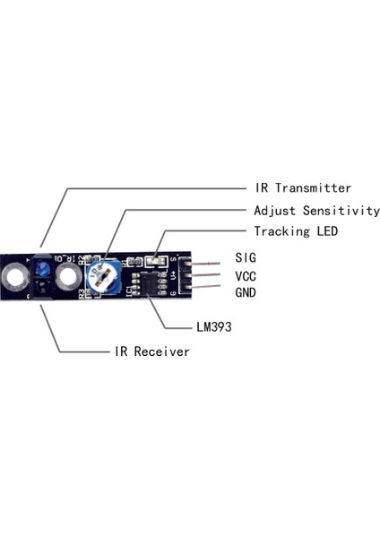 Arduino TCRT5000 Kızılötesi Sensör Modülü