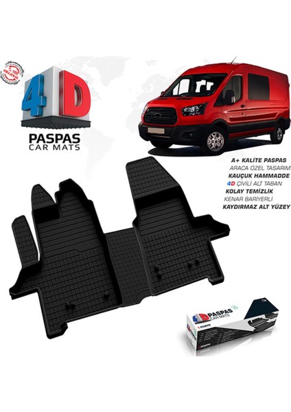 Ford Transit 4d Paspas Siyah 2018 ve Sonrası