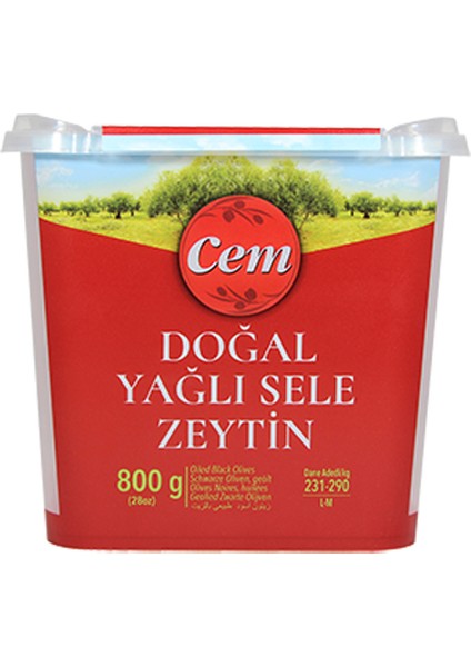 Zeytin Yağlı Sele 800 gr 231-290 Klb
