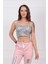 Gloplu Arkası Fermuarlı Zara Payet Bustiyer BST33154 4