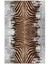 Zebra Kaymaztabanlı Yıkanabilir Halı Kilim Yolluk Dijital Baskı Kahve Gri 2