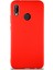Huawei P20 Lite Kılıf Soft Premier Renkli Silikon Kapak - Kırmızı 1