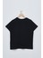 Kadın Siyah Basic T-Shirt 2