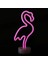 Hediye Sahibi Flamingo Tasarımlı Neon LED Lamba 32*15CM 3