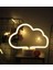 Hediye Sahibi Bulut Tasarımlı Neon LED Lamba 25 x 16CM 4