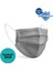 Ultrasonik Cerrahi Ağız Maskesi 3 Katlı Spunbond Kumaş 150 Adet - Burun Telli - Gri 2