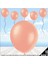 Metalik Parlak Balon, 10 Adet - Rose Gold 2