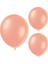 Metalik Parlak Balon, 10 Adet - Rose Gold 4