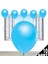 Metalik Parlak Balon, 10 Adet - Mavi 2