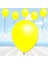 Metalik Parlak Balon, 10 Adet - Sarı 1