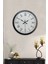 40 cm Siyah Metal Retro Duvar Saati 2