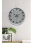 40 cm Beyaz Metal Sayısız Duvar Saati 2
