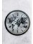 40 cm Siyah Metal Eskitme Dünya Duvar Saati 1