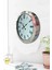 36 cm Krom Metal Romen Sayılı Duvar Saati 3