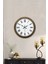 36 cm Eskitme Metal Romen Sayılı Duvar Saati 4