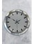 36 cm Krom Metal Sayısız Duvar Saati 1