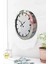 36 cm Krom Metal Sayısız Duvar Saati 3