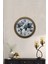 36 cm Eskitme Metal Eskitme Dünya Duvar Saati 4