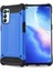 - Oppo Reno 5 Pro 5G - Kılıf Çift Katman Zırh Tank Crash Military Kapak - Mavi - T16579 1