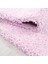 Modern Dekoratif Shaggy 30 mm uzun tüylü düz Pembe Oturma Odası Salon Halısı Yuvarlak 4