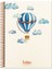 17X24 Kareli Defter La Plume Balloon - Mavi 1