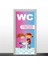 Kız Erkek Wc Kapı Giydirme 1