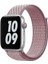 Apple Watch Uyumlu 42MM Sport Loop Hasır Kordon Pembe 1