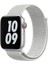 Apple Watch Uyumlu 40MM Sport Loop Hasır Kordon Beyaz 1