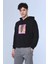 Ecko Unltd Henley Siyah Erkek Kapüşonlu Hoodie 1