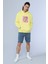 Ecko Unltd Henley Sarı Erkek Kapüşonlu Hoodie 4
