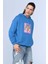Ecko Unltd Henley Mavi Erkek Kapüşonlu Hoodie 3