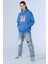 Ecko Unltd Henley Mavi Erkek Kapüşonlu Hoodie 4