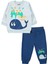 Erkek Bebek Pijama Takımı 6-18 Ay Mavi 1