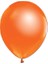 Sedefli Metalik Parlak Balon Turuncu 100 Adet Helyum Uyumlu 1