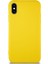 Apple iPhone x Kılıf Soft Premier Renkli Silikon Kapak - Sarı 1
