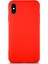 Apple iPhone x Kılıf Soft Premier Renkli Silikon Kapak - Kırmızı 1