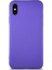 Apple iPhone x Kılıf Soft Premier Renkli Silikon Kapak - Mor 1